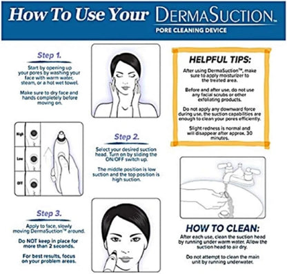 جهاز تنظيف البشرة وإزالة الشوائب من المسام | Pore Cleaner & Facial Skin Care Device