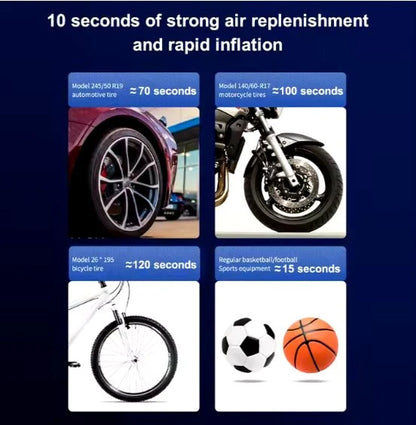 مضخة هواء كهربائية محمولة للسيارات | Portable Electric Car Air Pump